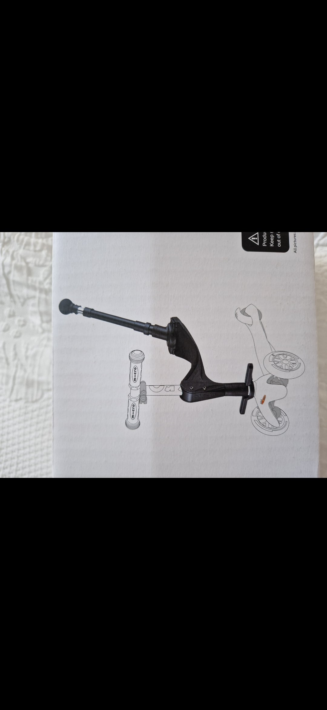 Mini micro 3 in 1 Deluxe Plus set in black