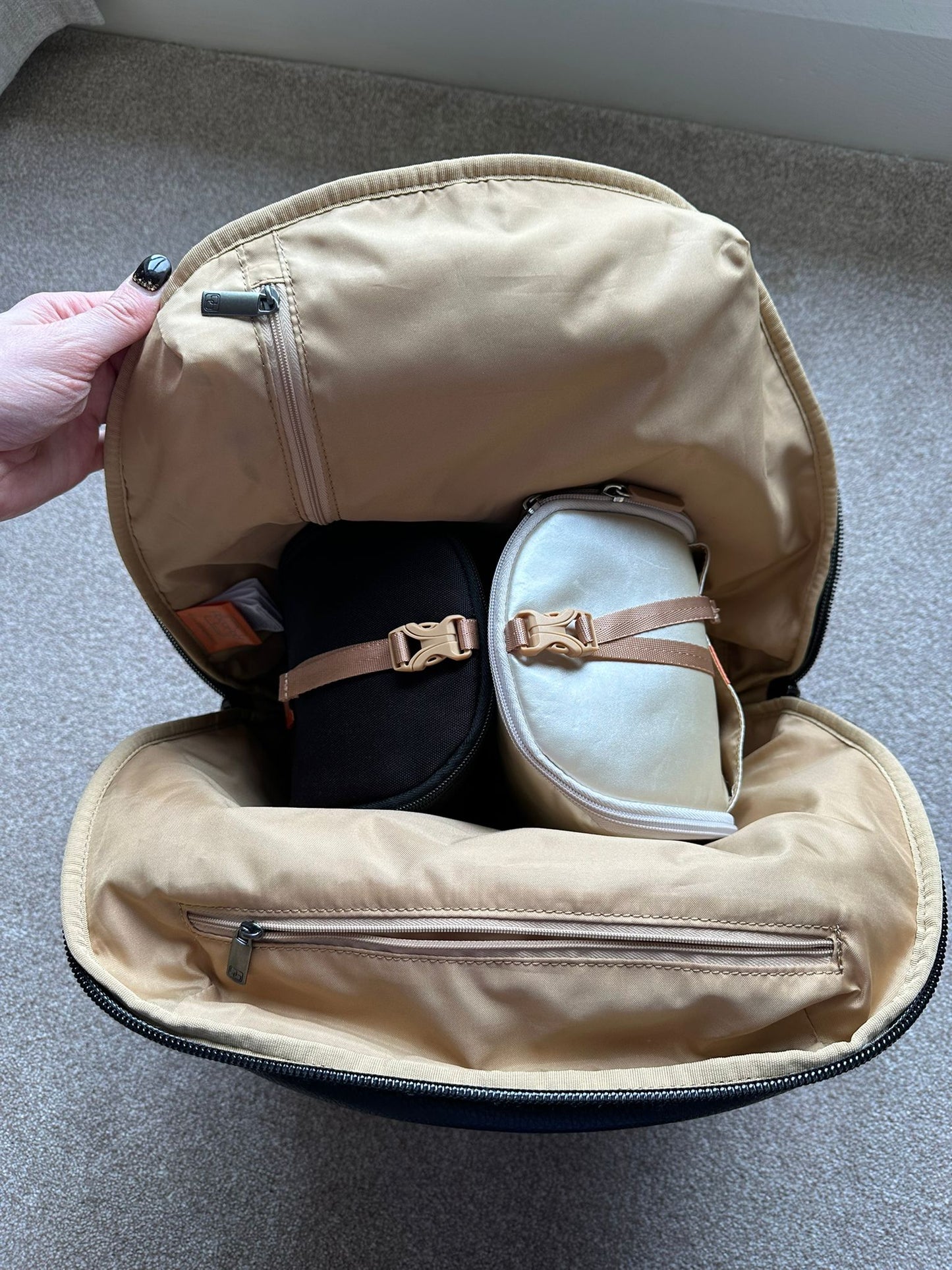Pacapod Hartland leather changing bag