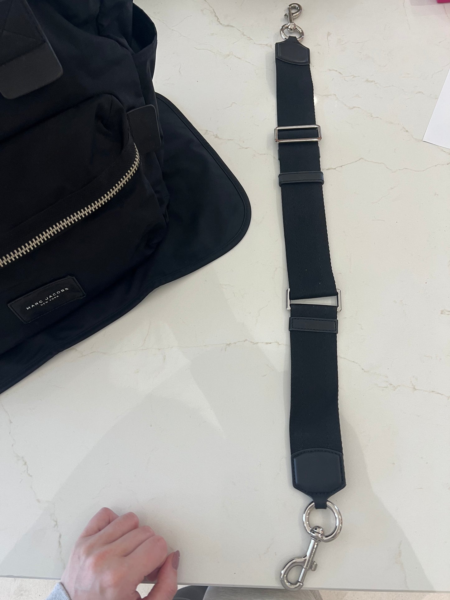 Marc Jacobs Women's Nylon Biker Babybag - Black