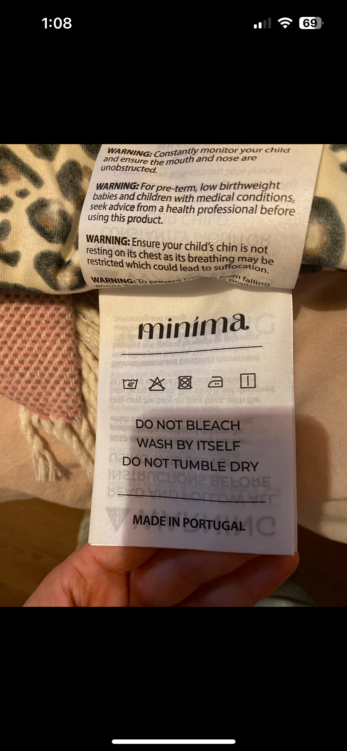 Minima baby sling