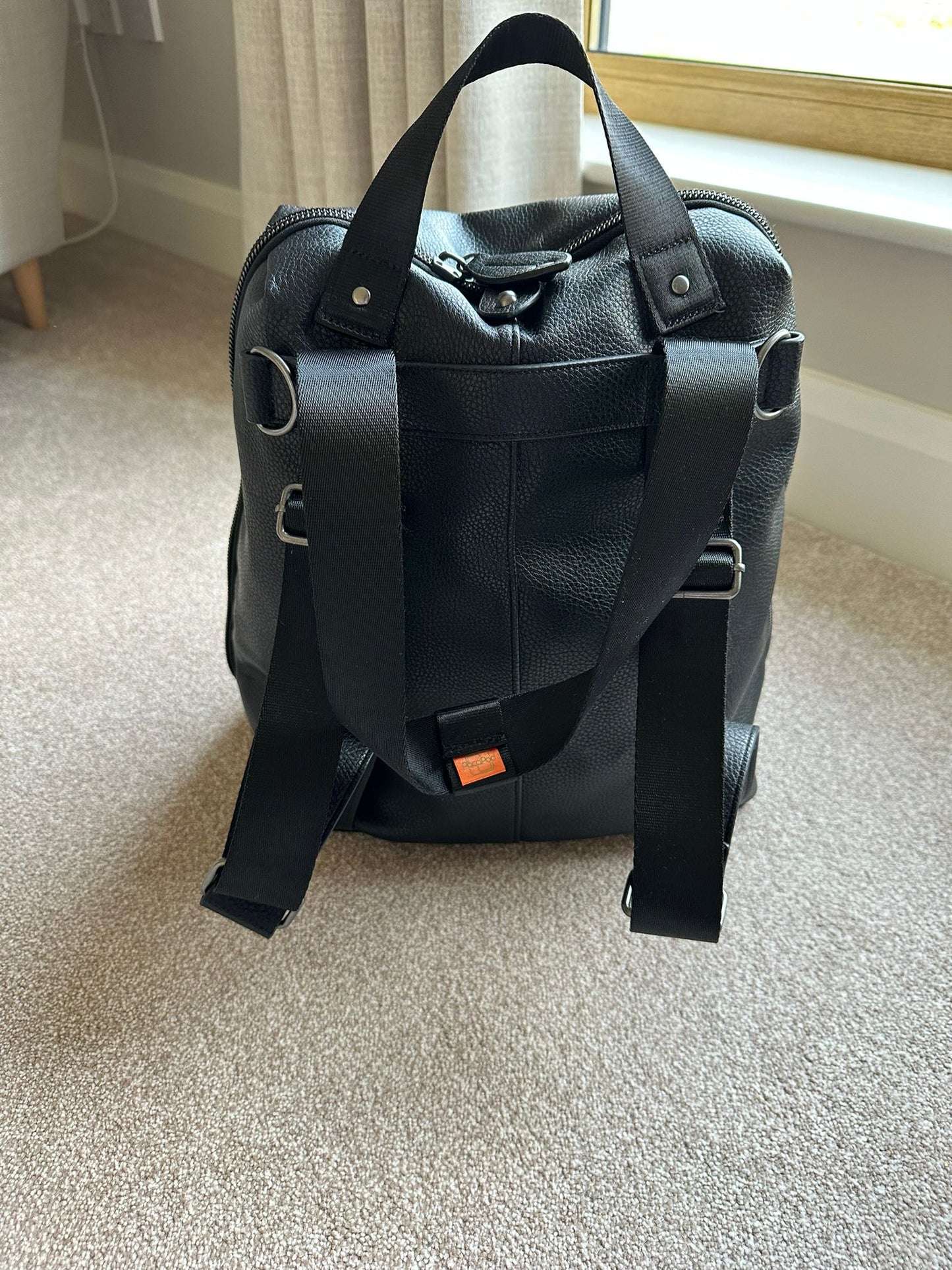 Pacapod Hartland leather changing bag