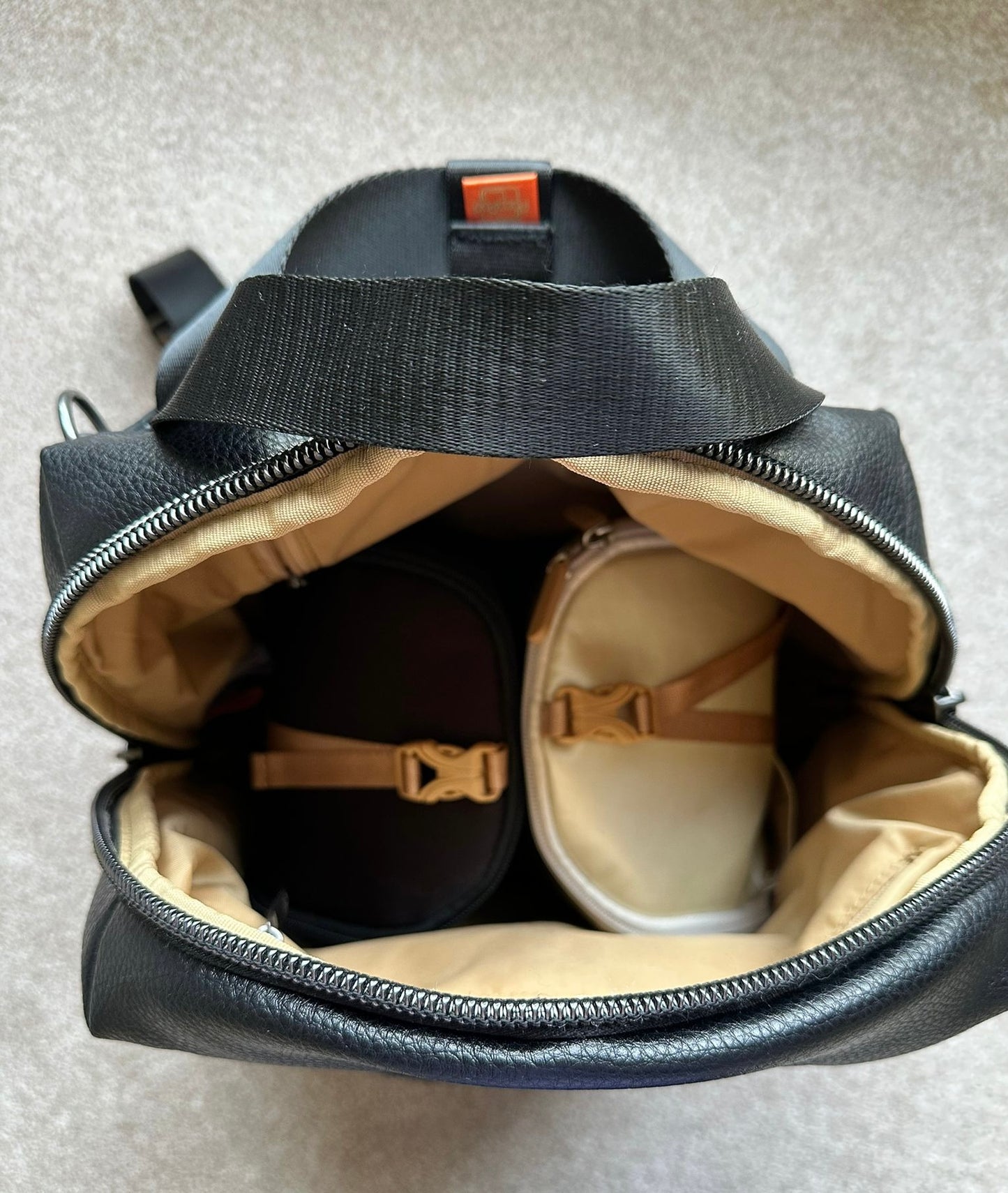 Pacapod Hartland leather changing bag