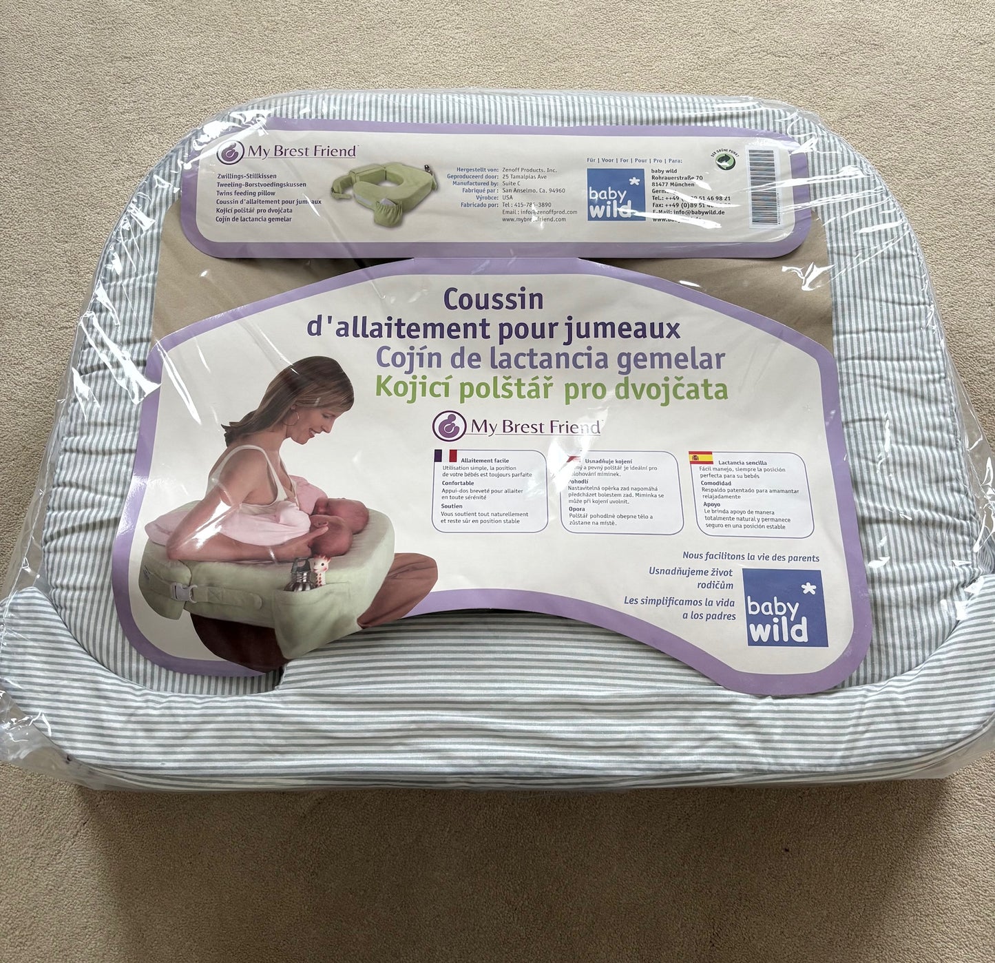 My Brest Friend Twin Feeding Pillow