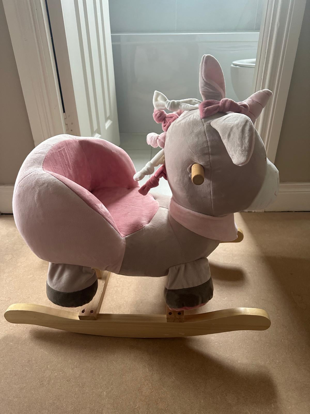 Wooden Baby Rocking Animal Unicorn