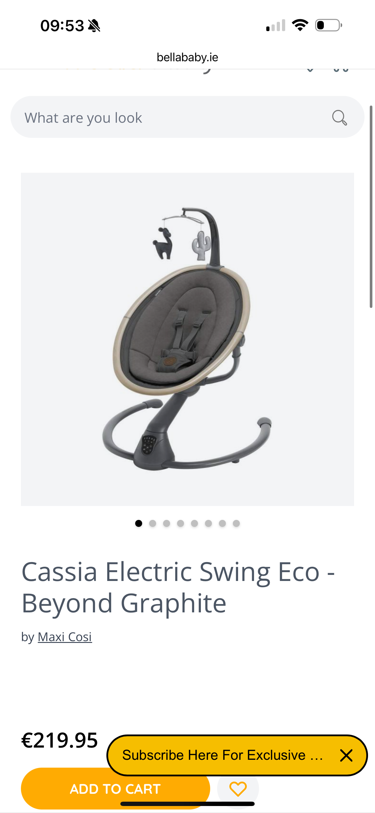 Cassia Electric Swing Eco - Beyond Graphite