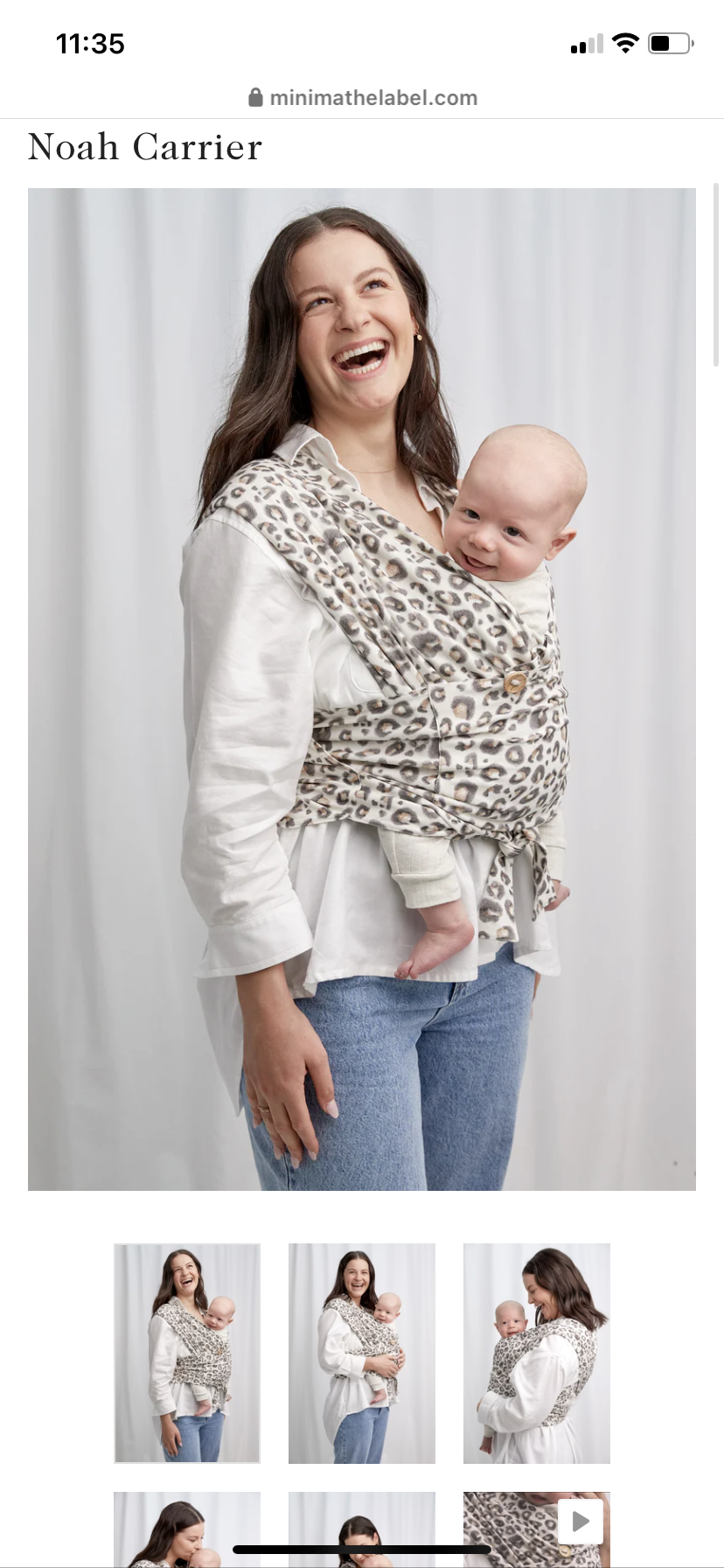Minima baby sling