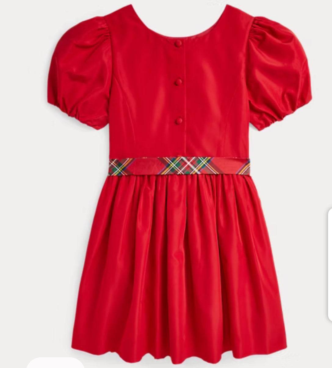Ralph Lauren Balloon-Sleeve Dress