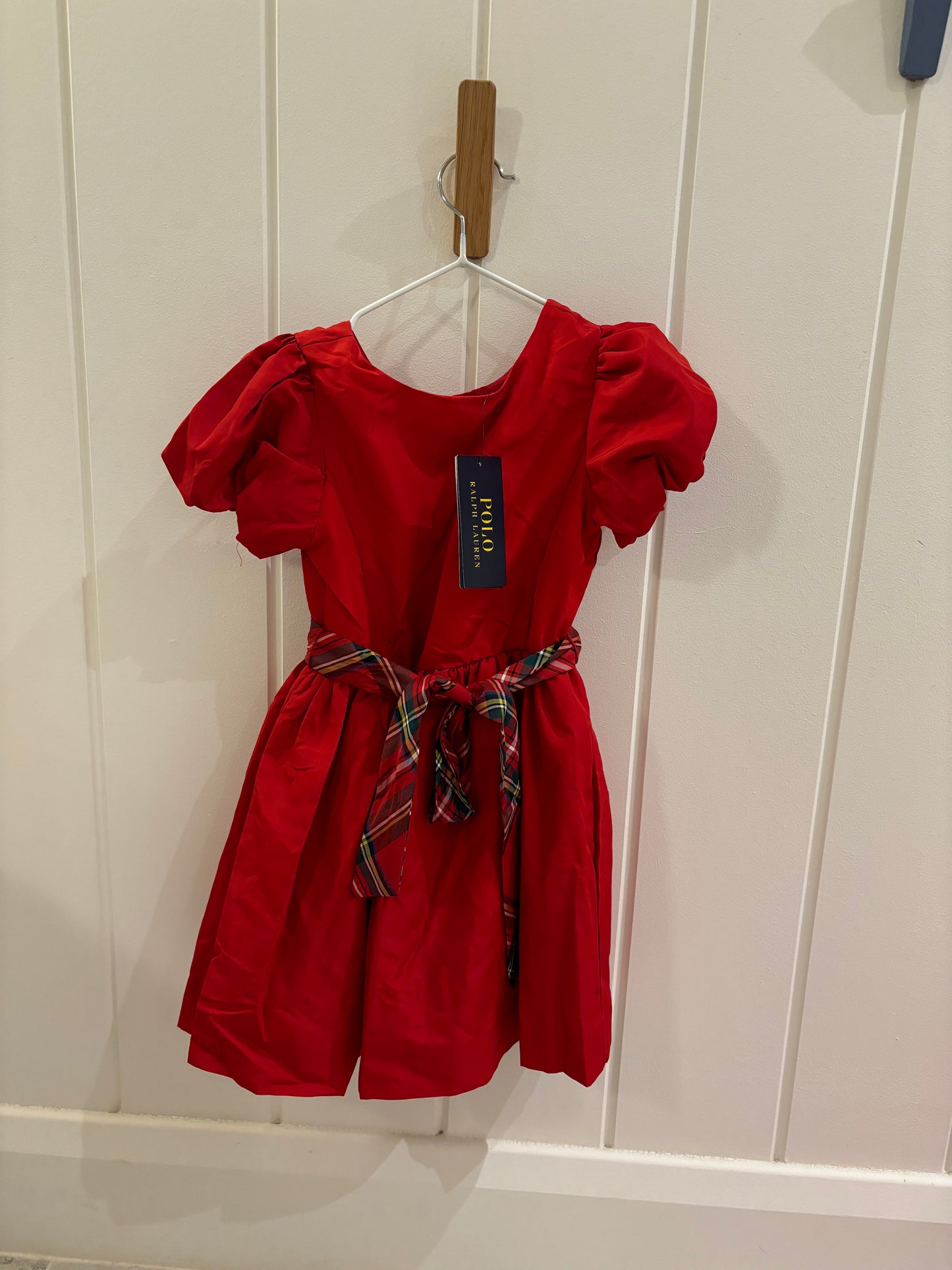 Ralph Lauren Balloon-Sleeve Dress