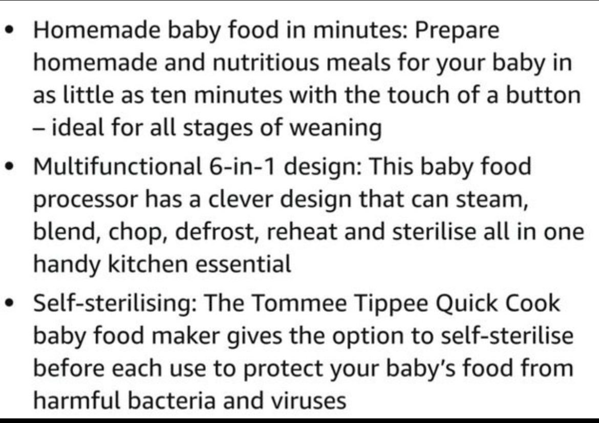 Tommee Tippee food processor