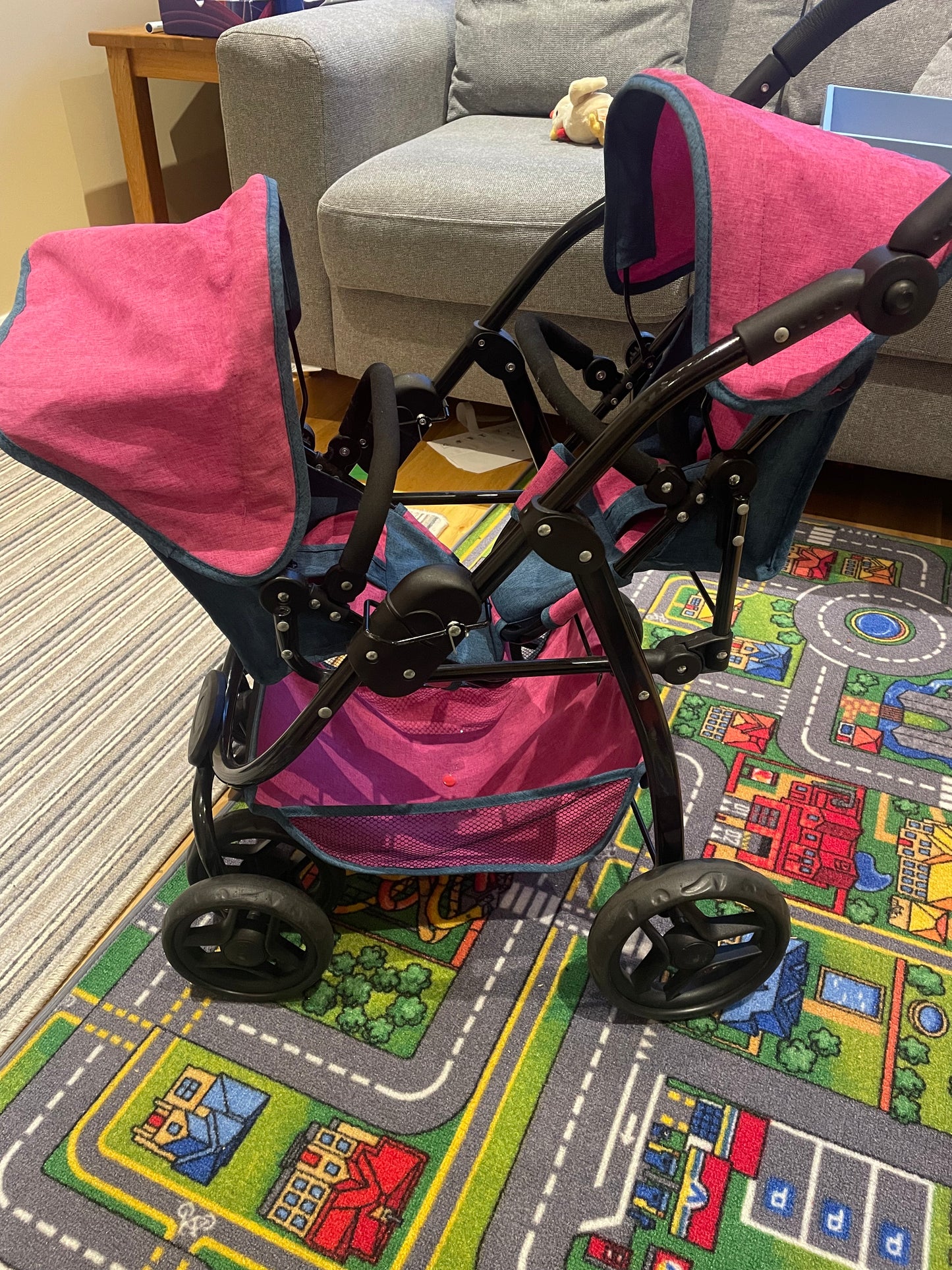Children’s toy double buggy