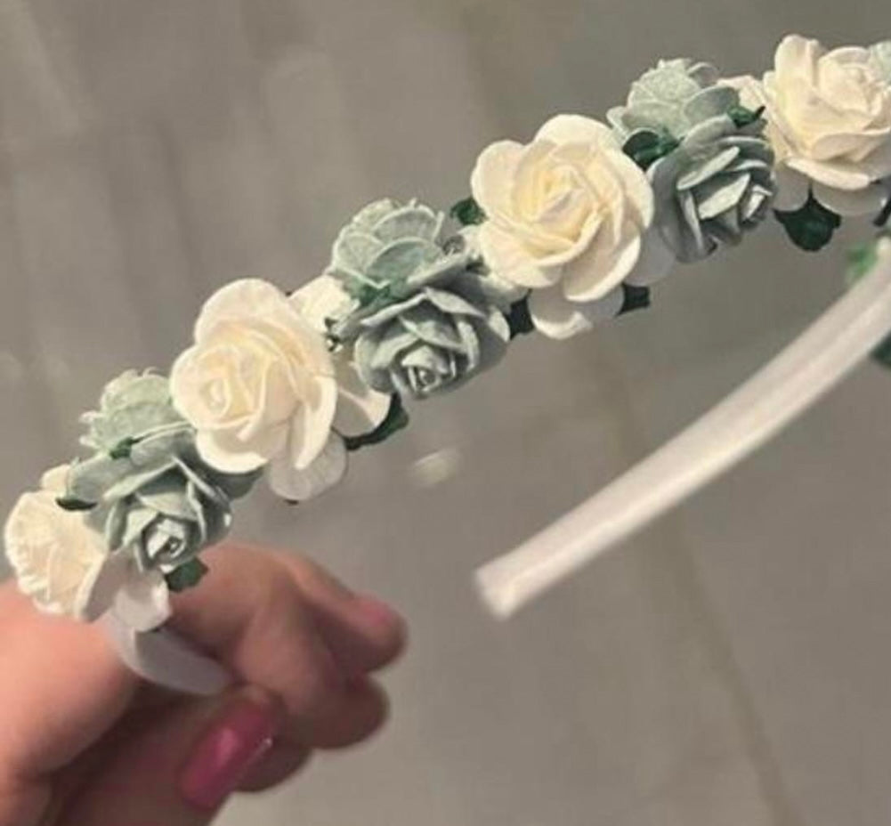 Floral occasion hairband