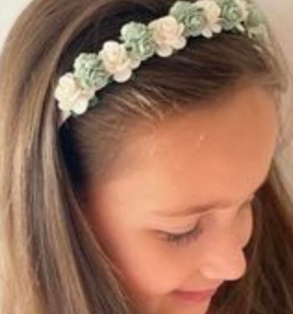 Floral occasion hairband