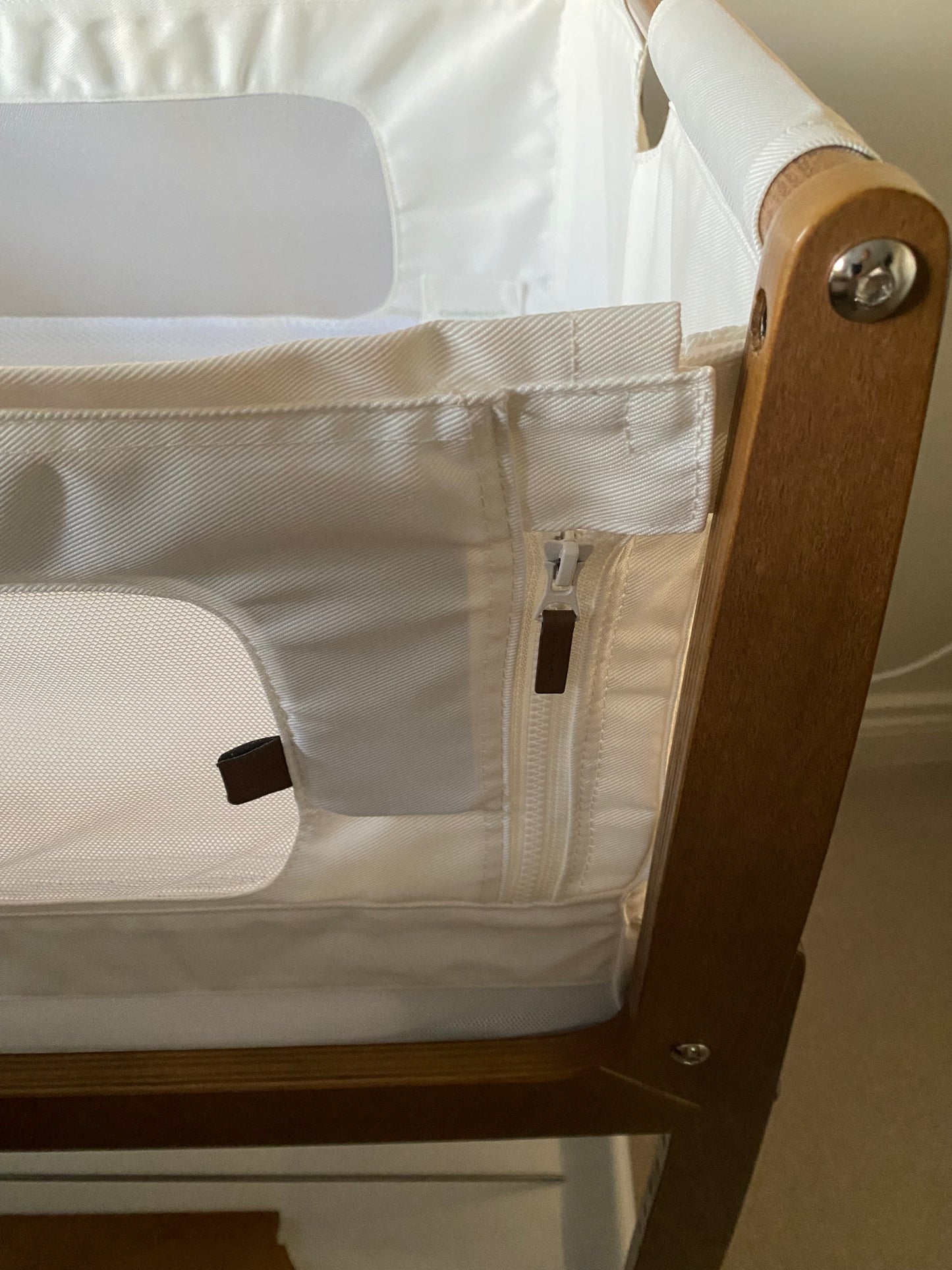 SnuzPod 4 beside crib