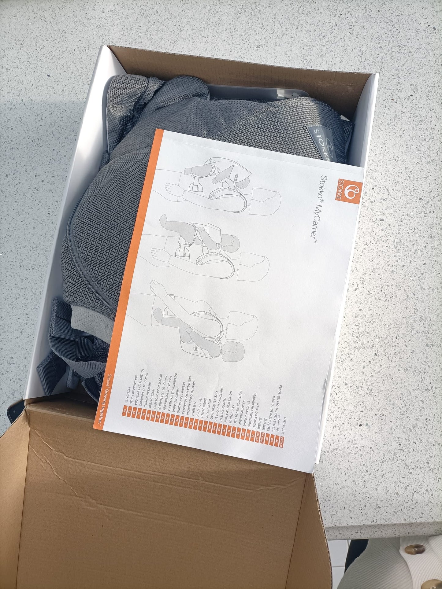 Stokke Front and Back Carrier (Grey)