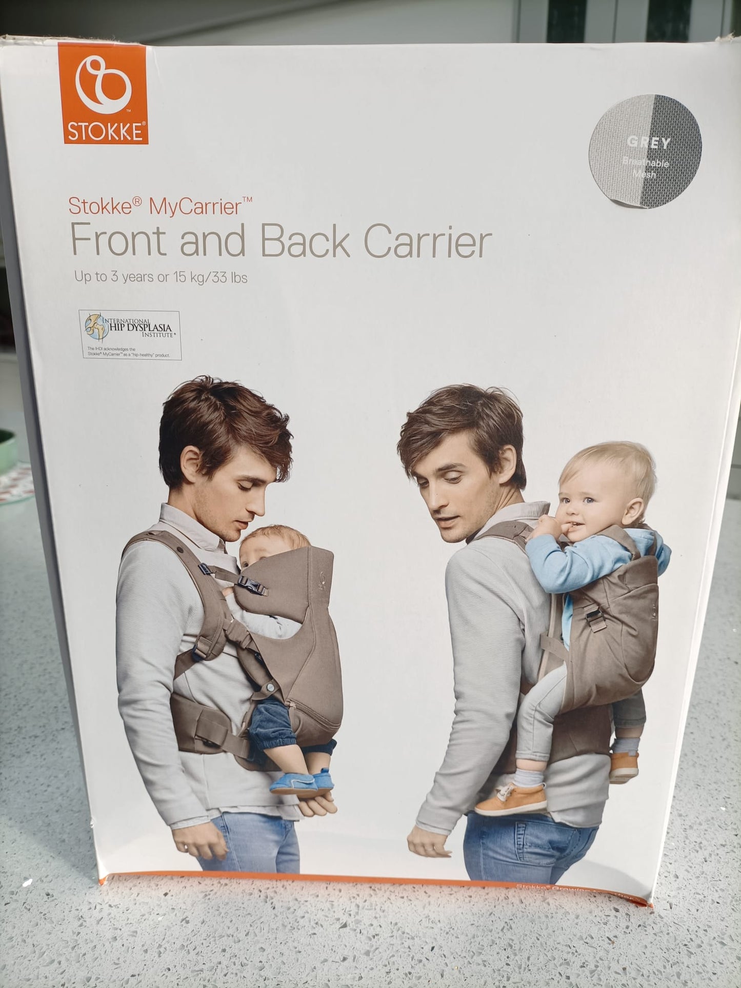 Stokke Front and Back Carrier (Grey)
