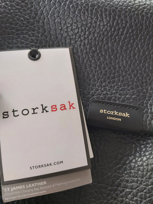 StorkSak baby changing bag