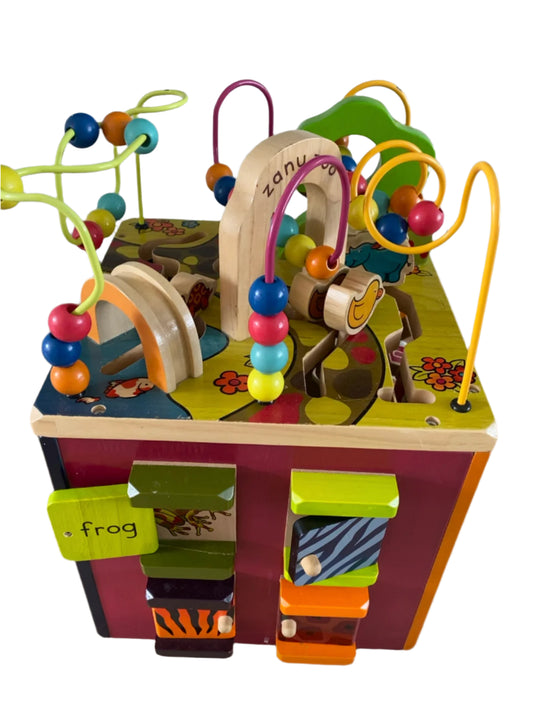 Zany zoo activity cube