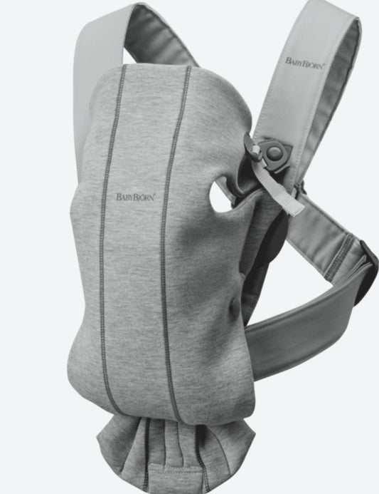 BabyBjorn Carrier Mini 3D Jersey – Light Grey
