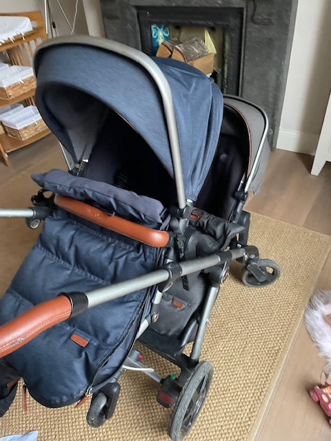 Silver Cross Wave Double Buggy