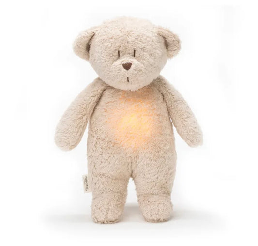 Moonie teddy bear night light and white noice machine