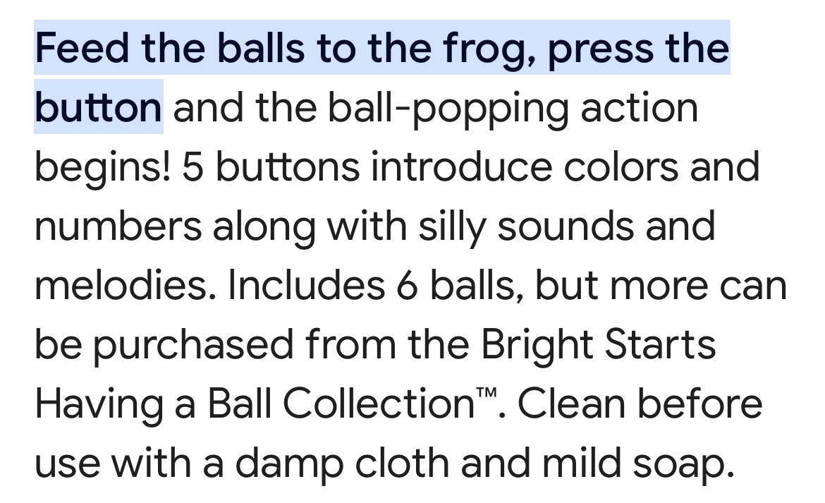 Bright Starts Frog