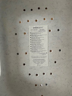 SnuzBaskit Moses Basket & Stand.