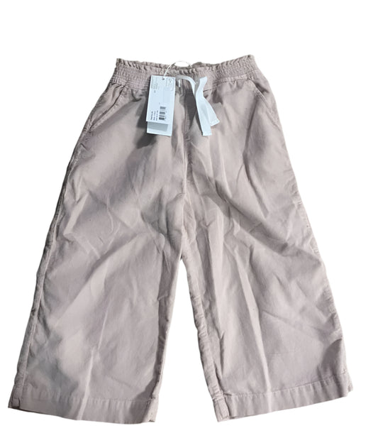 Petit Bateau pale pink wide leg cord trousers