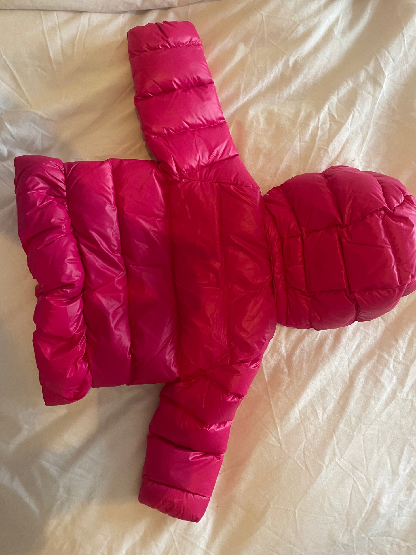 Ralph Lauren Water-repellent Down Peplum Jacket In Preppy Pink