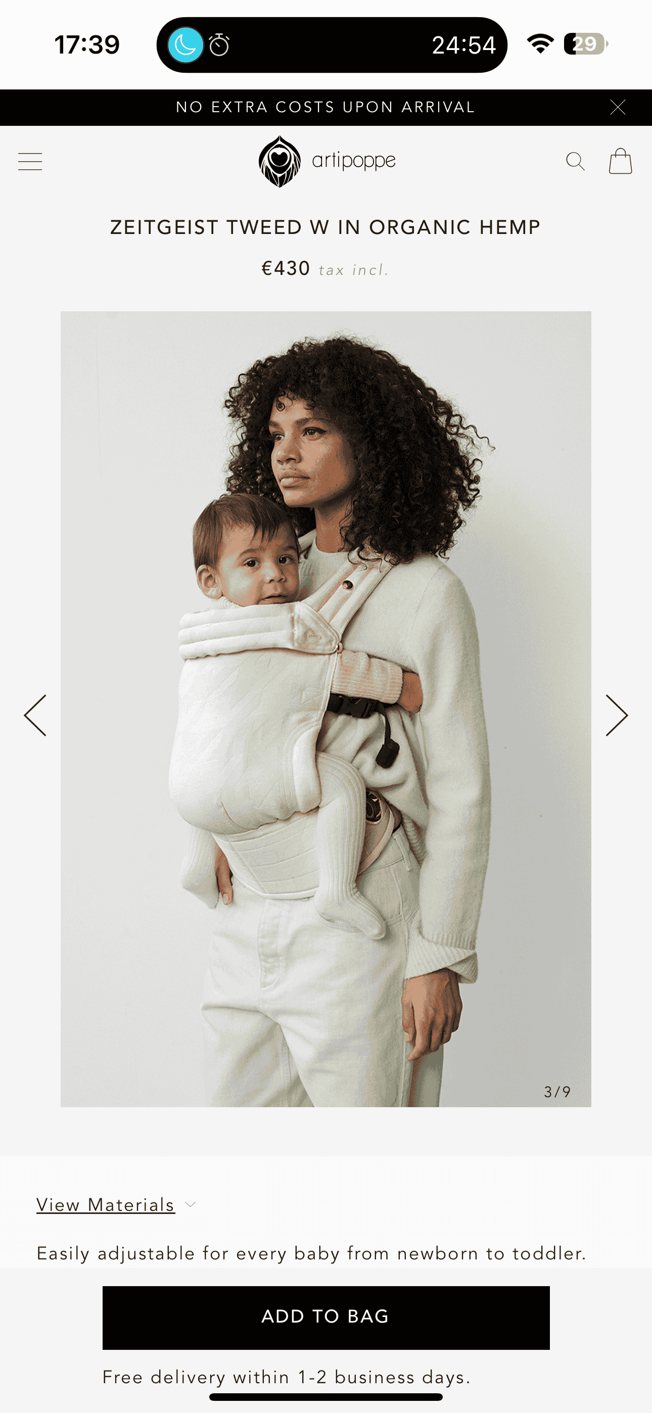 ARTIPOPPE Baby Carrier