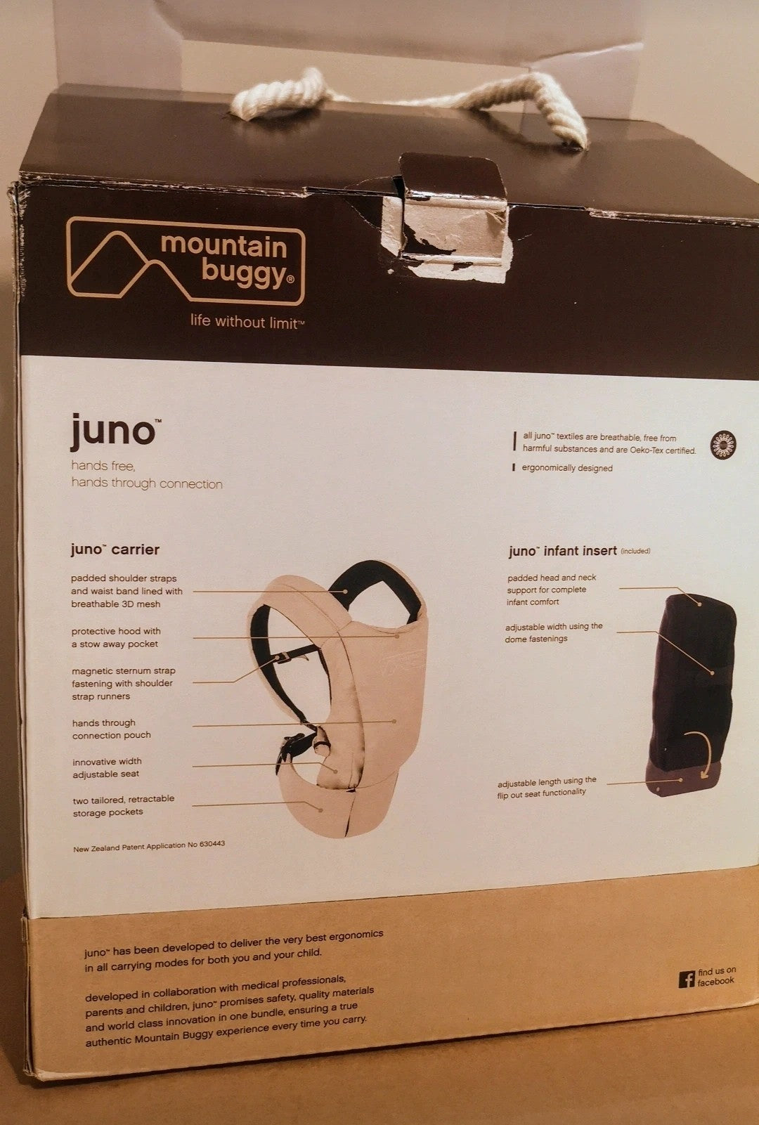Mountain Buggy Juno Baby Carrier