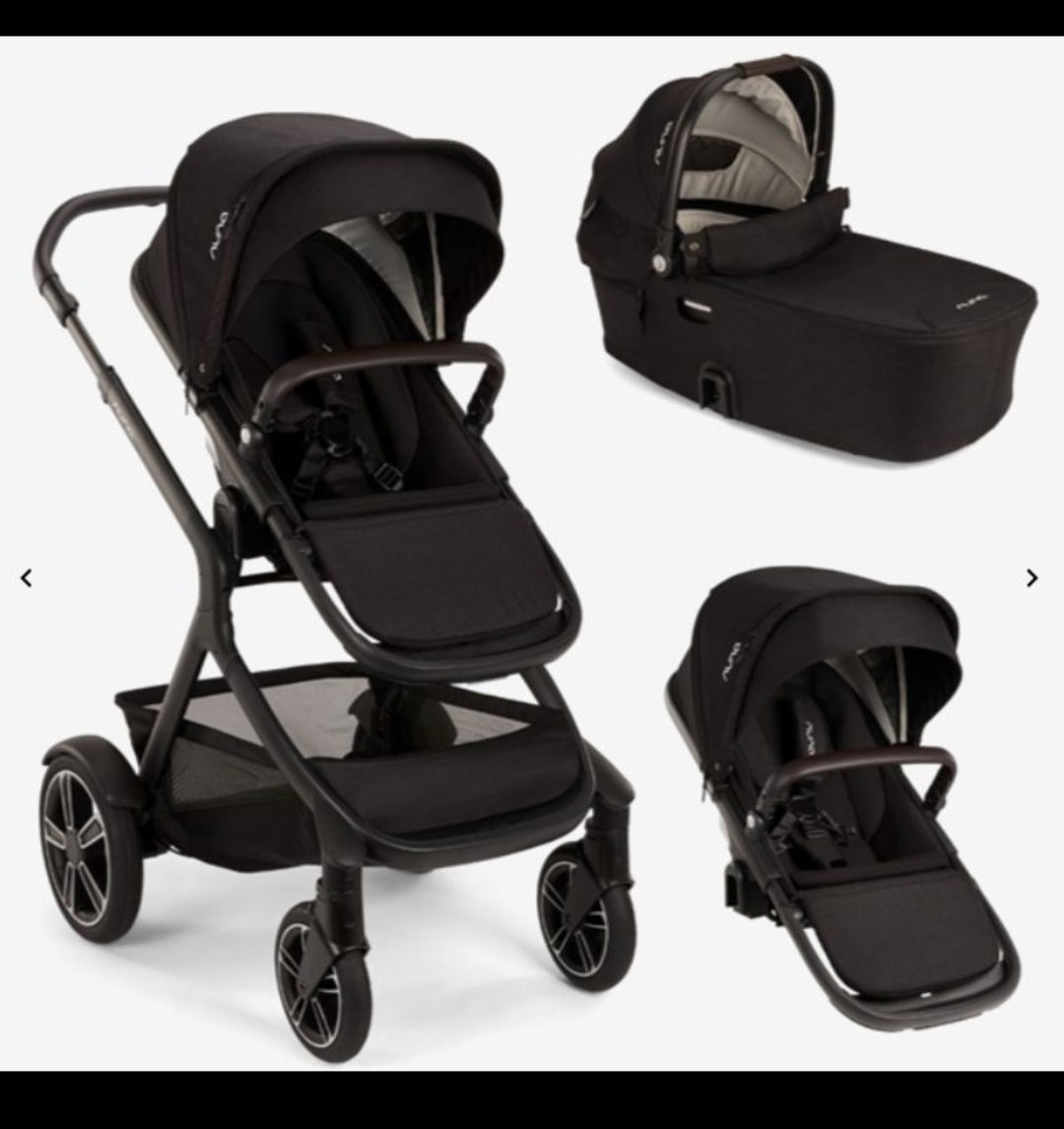 Nuna Travel Double Buggy + Carry Cot