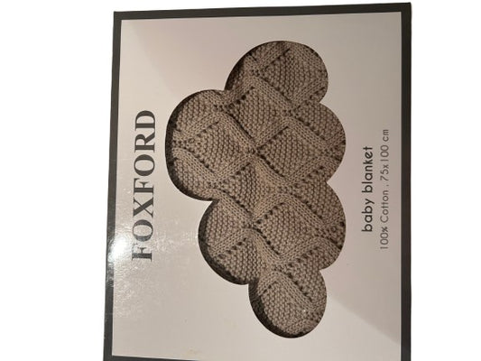Foxford baby blanket