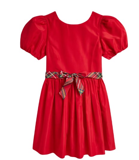Ralph Lauren Balloon-Sleeve Dress
