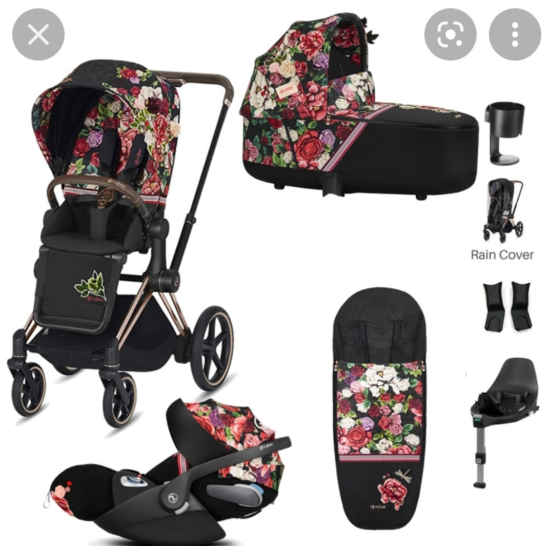 Cybex Priam Pram Travel System Bundle