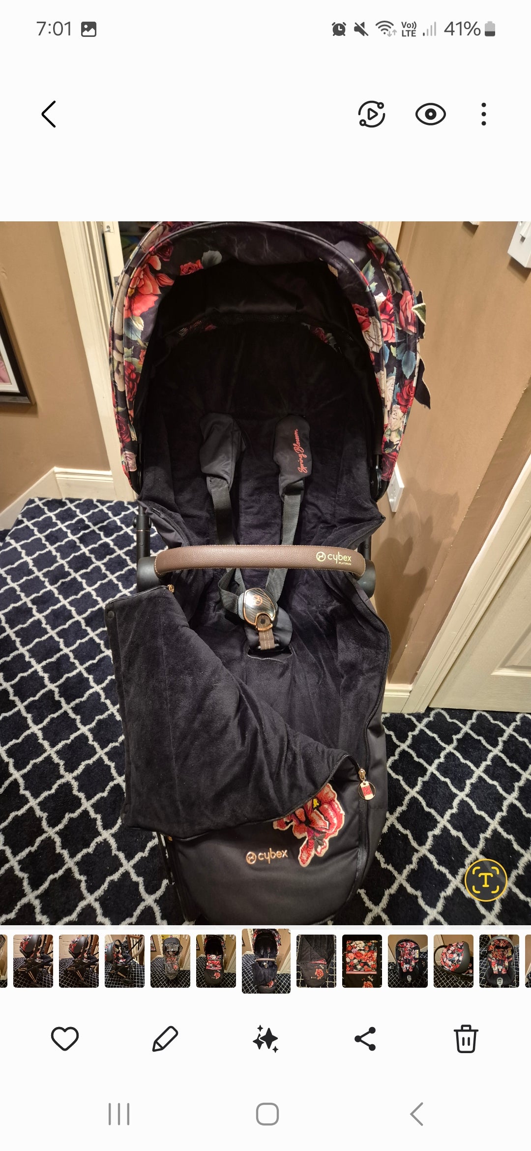 Cybex Priam Pram Travel System Bundle